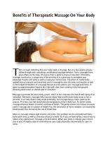 Benefits of Therapeutic Massage On Your Body.pdf